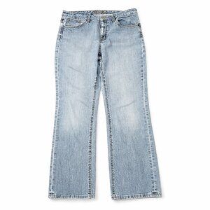 Tommy Hilfiger Womens Size 14R Blue Jeans Boyfriend Fit Denim Classic Logo 14 R